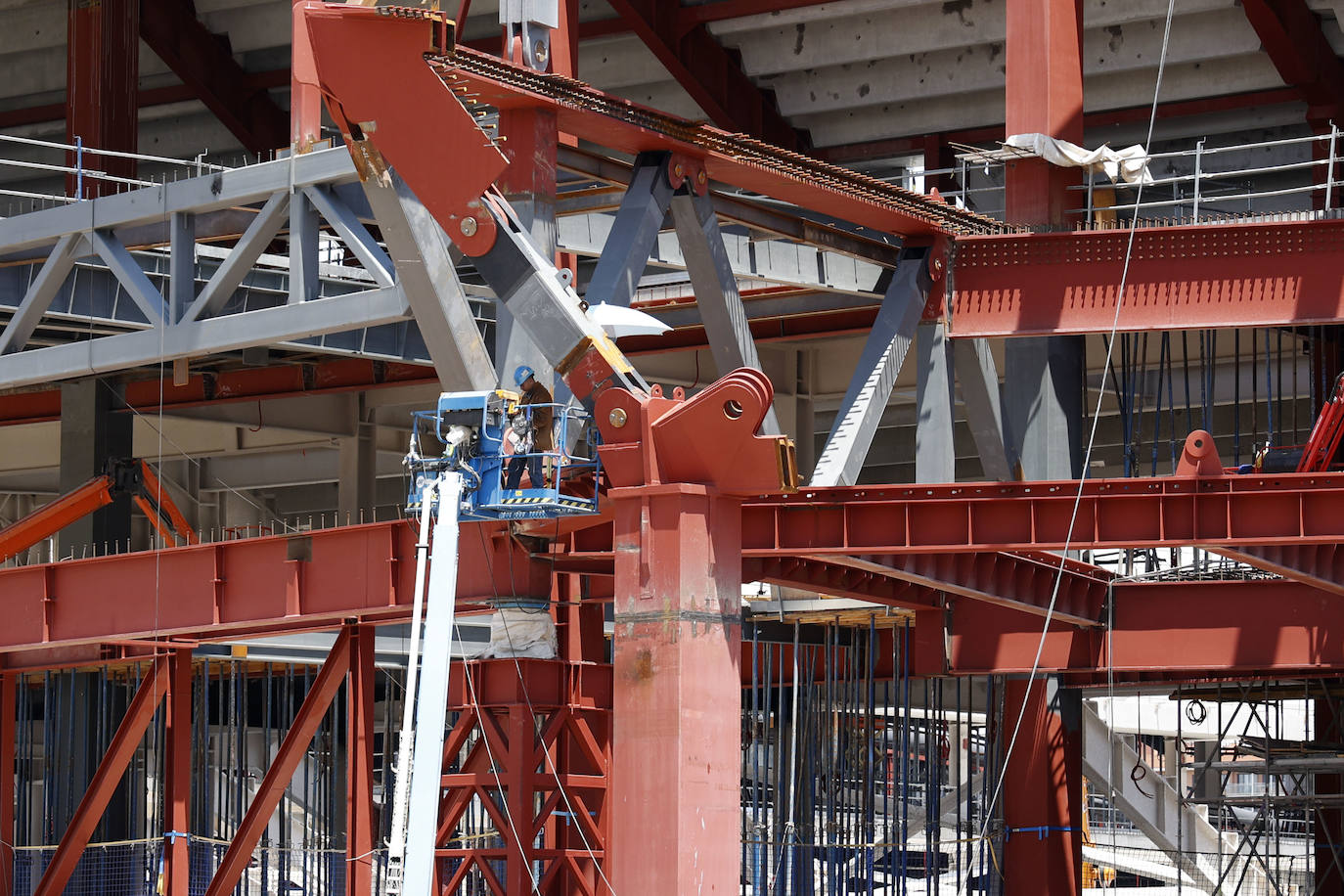 Así avanzan las obras del Roig Arena