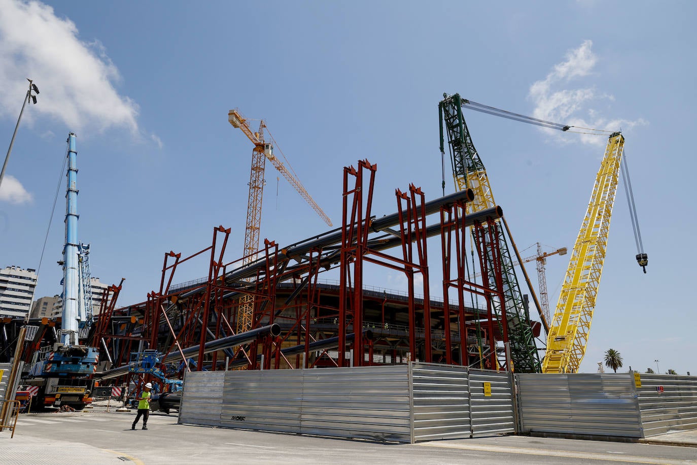 Así avanzan las obras del Roig Arena