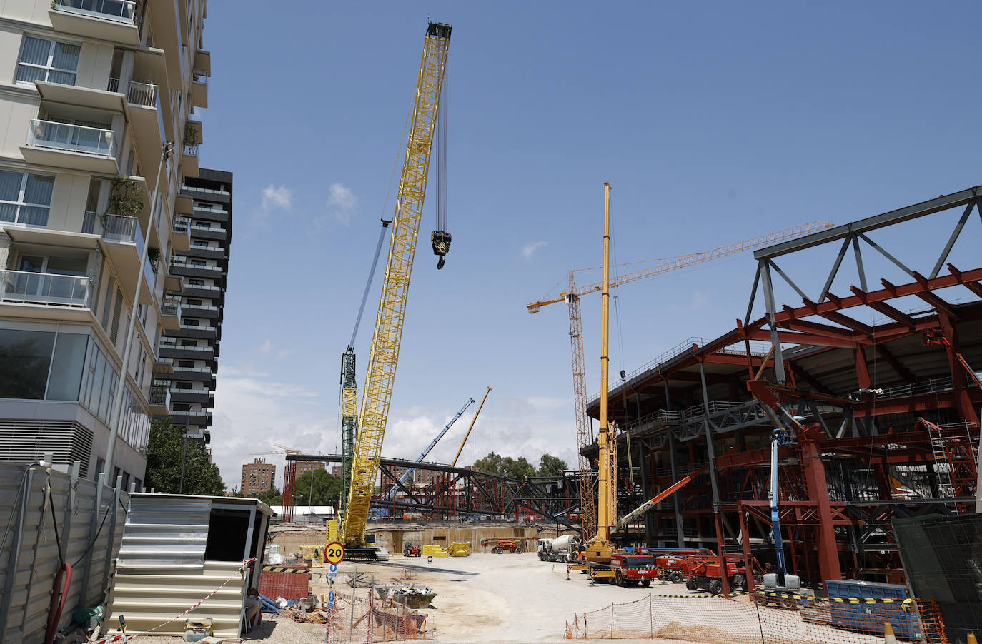 Así avanzan las obras del Roig Arena