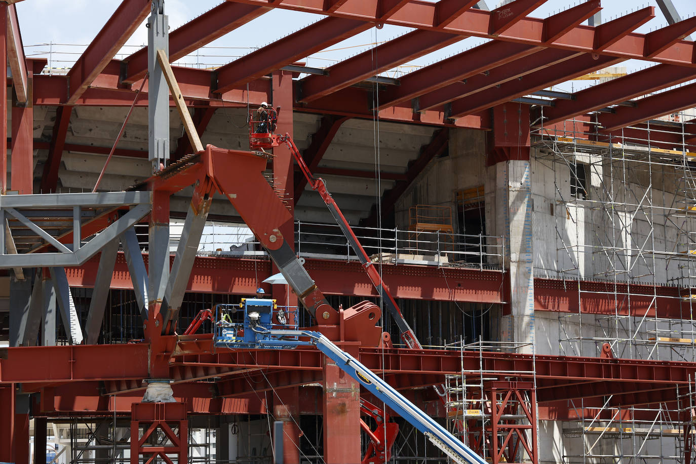 Así avanzan las obras del Roig Arena