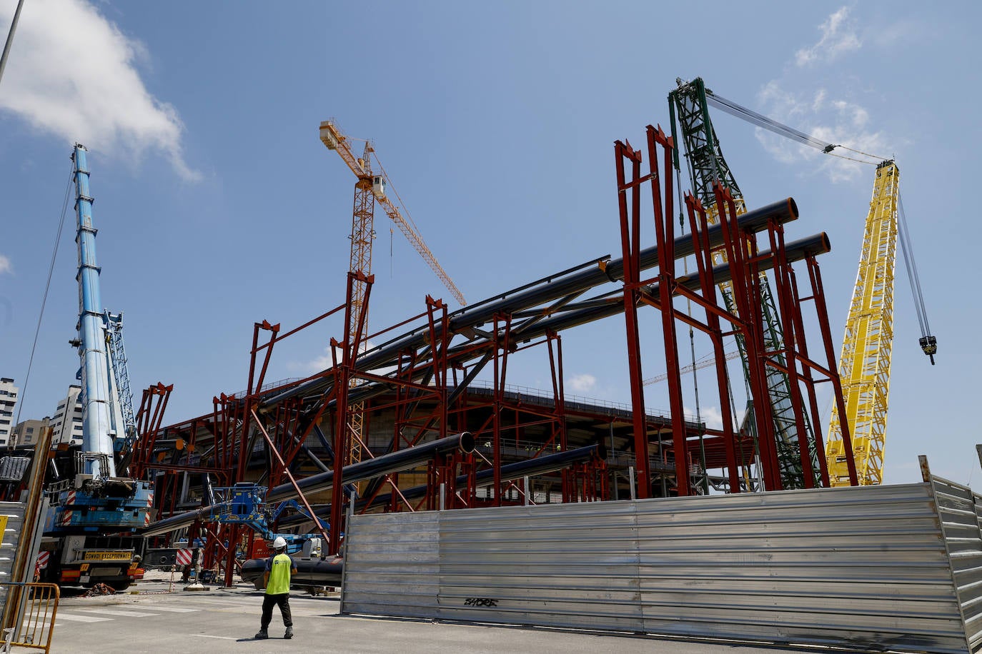 Así avanzan las obras del Roig Arena