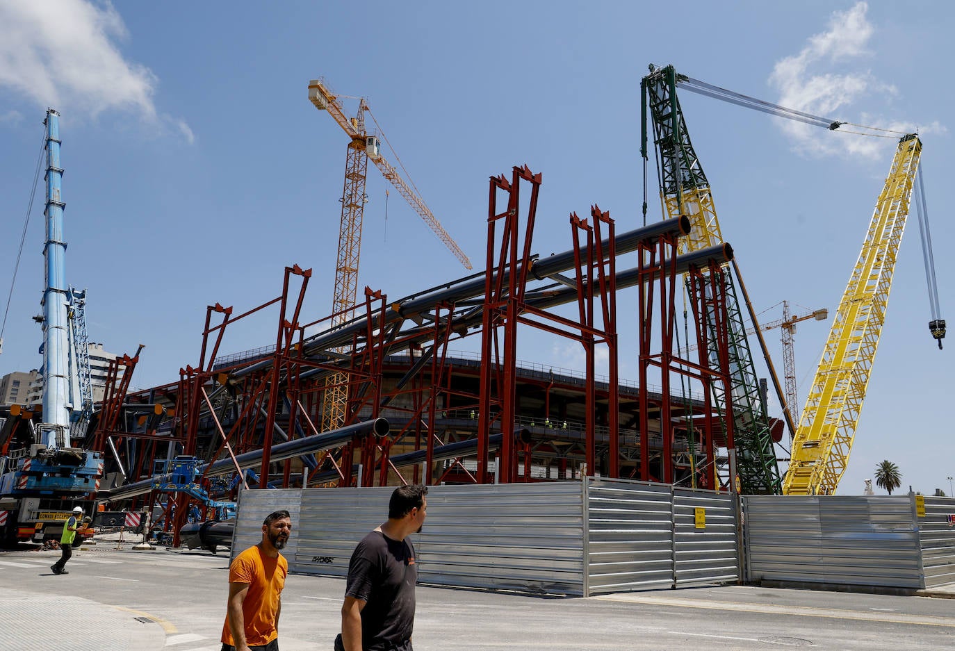 Así avanzan las obras del Roig Arena