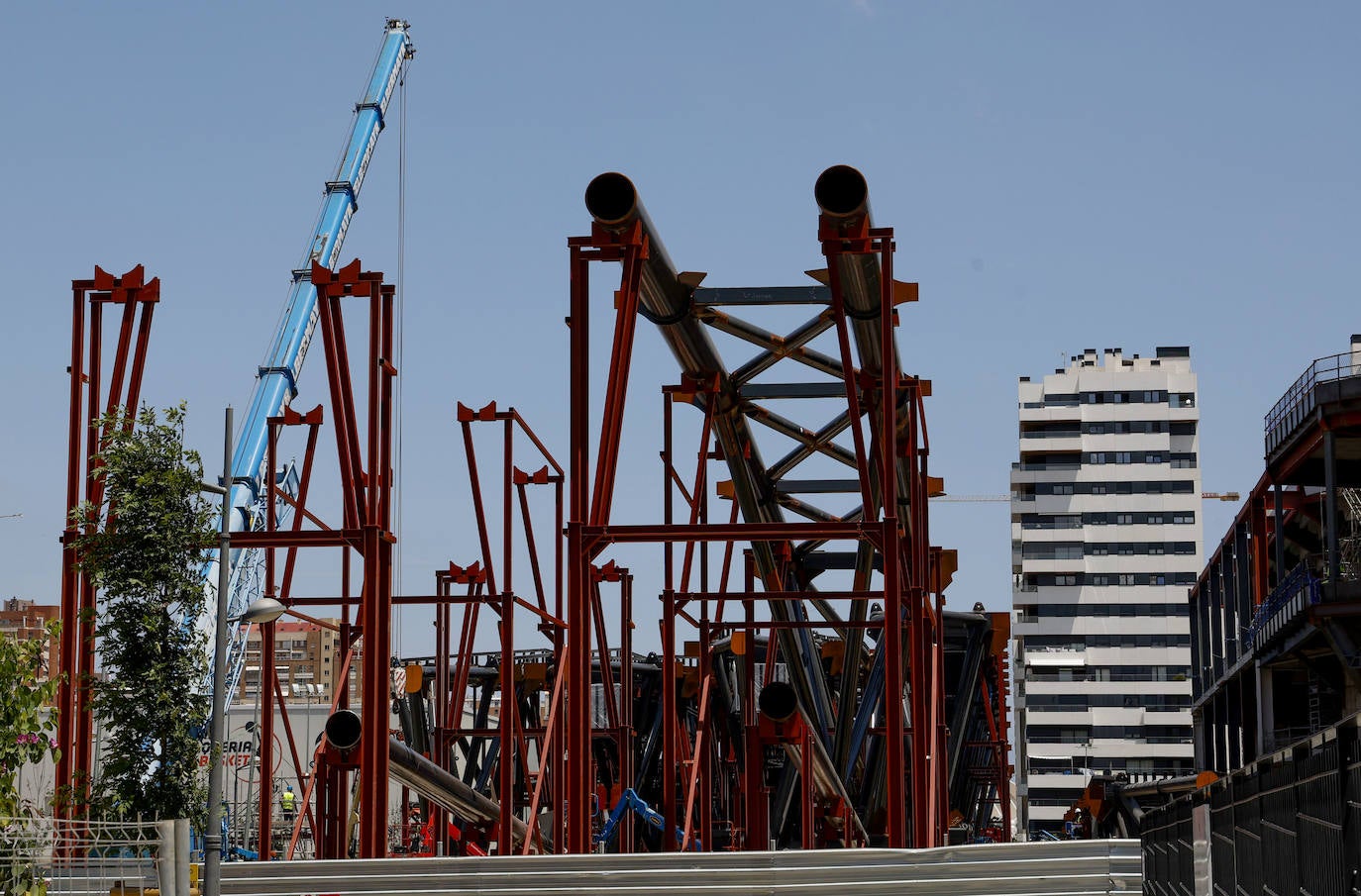 Así avanzan las obras del Roig Arena