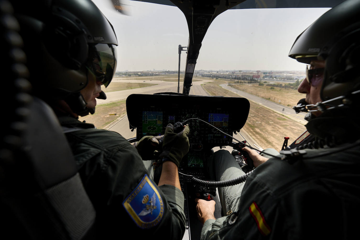 Valencia desde el helicóptero de la Guardia Civil