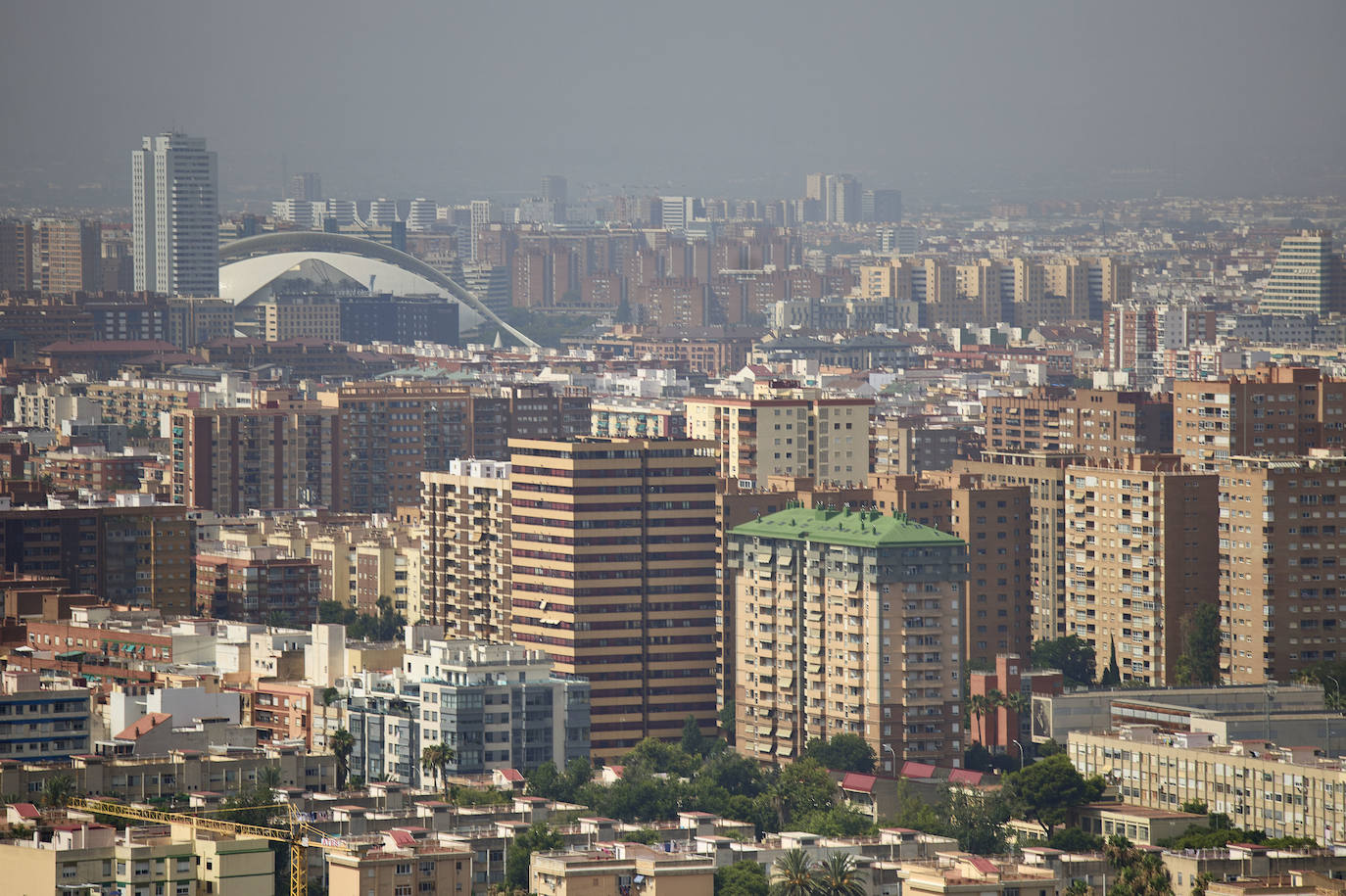 Valencia desde el helicóptero de la Guardia Civil