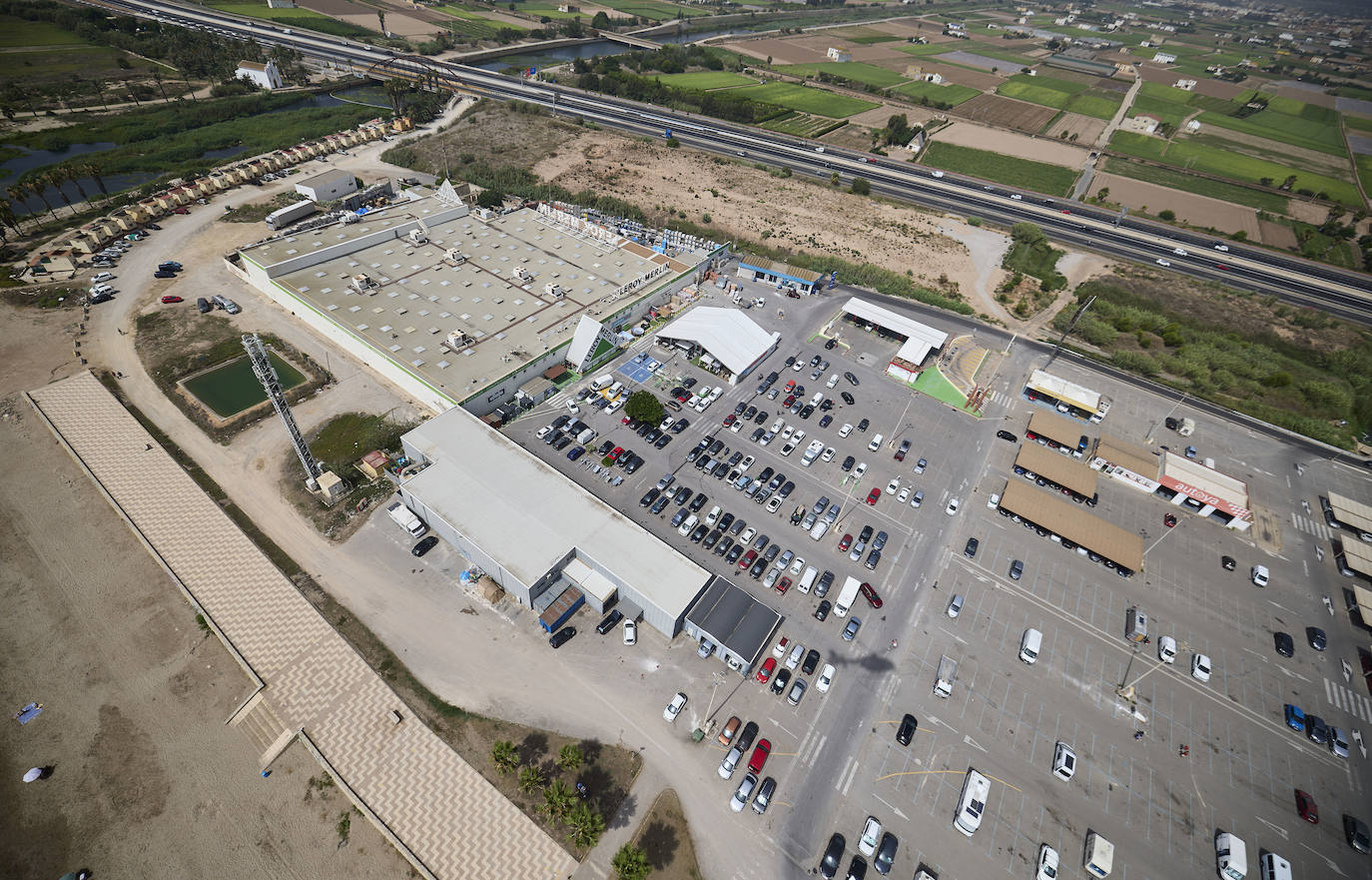 Valencia desde el helicóptero de la Guardia Civil