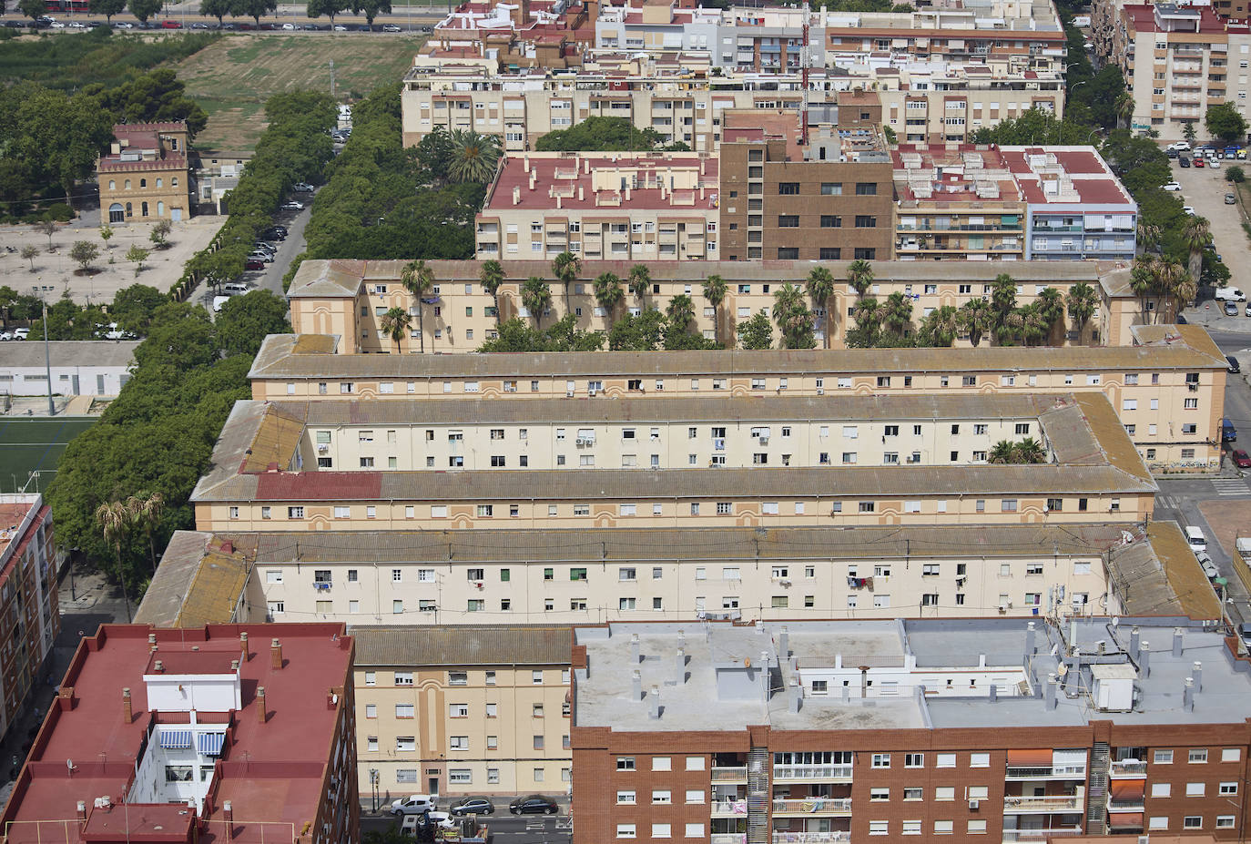 Valencia desde el helicóptero de la Guardia Civil