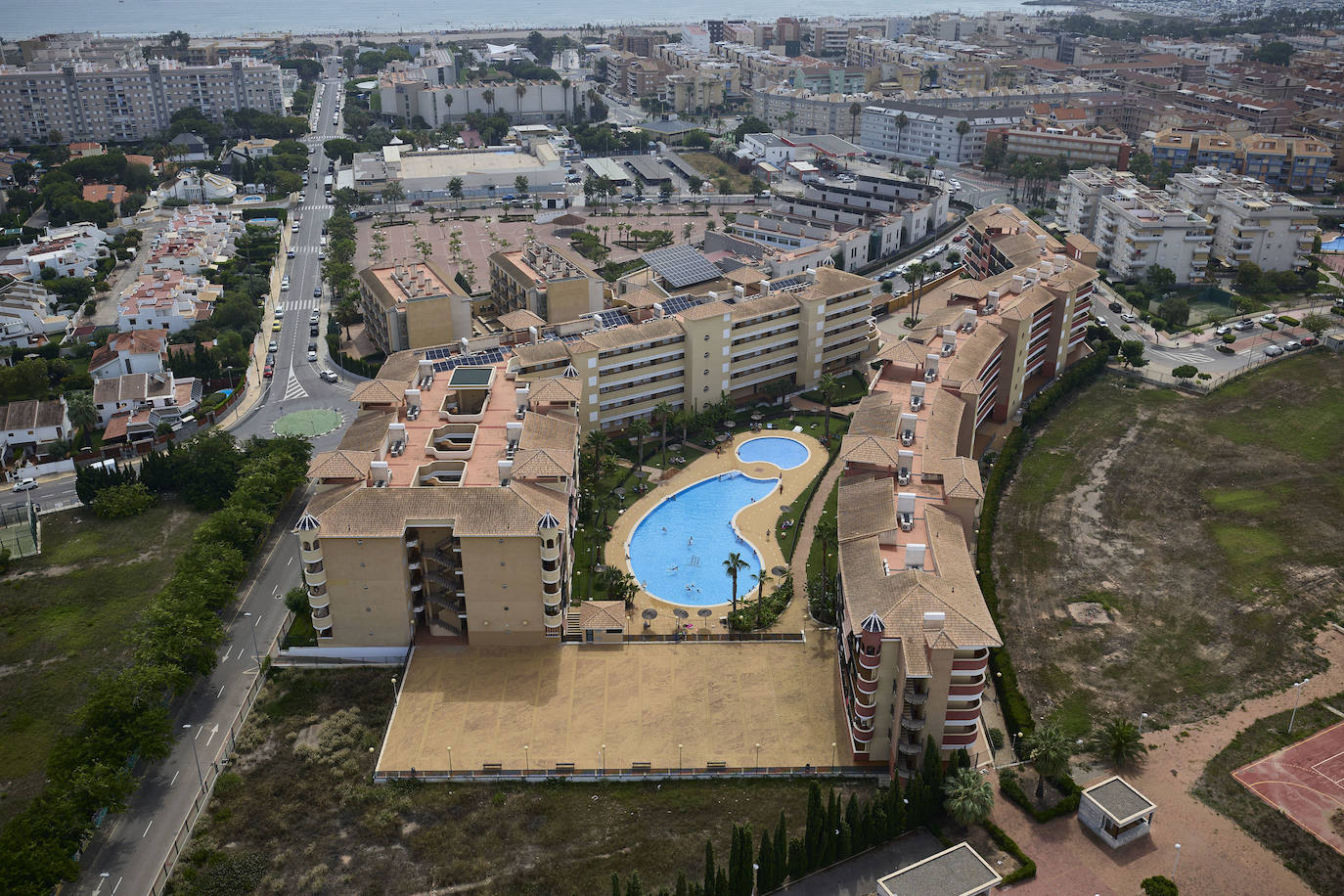 Valencia desde el helicóptero de la Guardia Civil