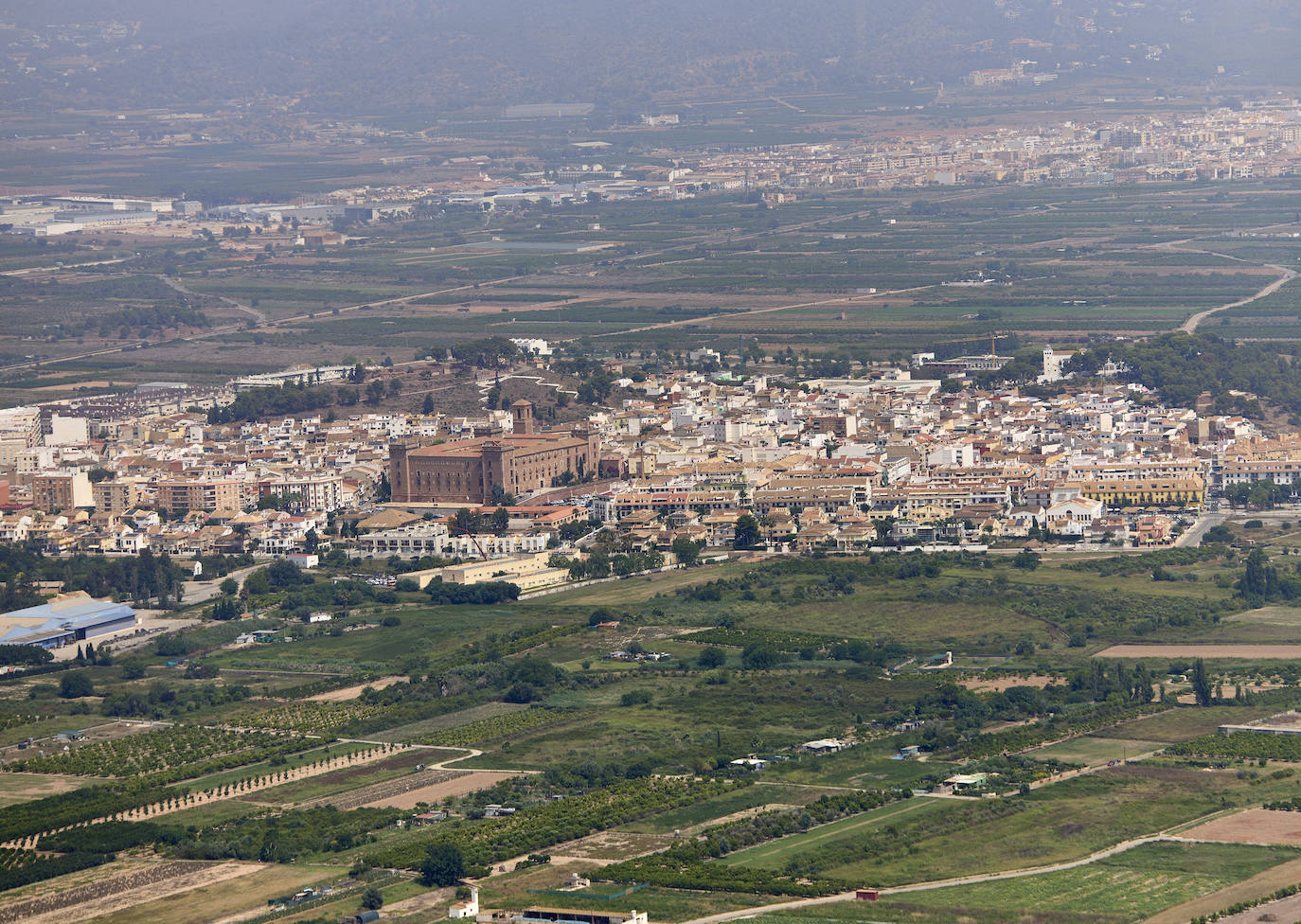 Valencia desde el helicóptero de la Guardia Civil