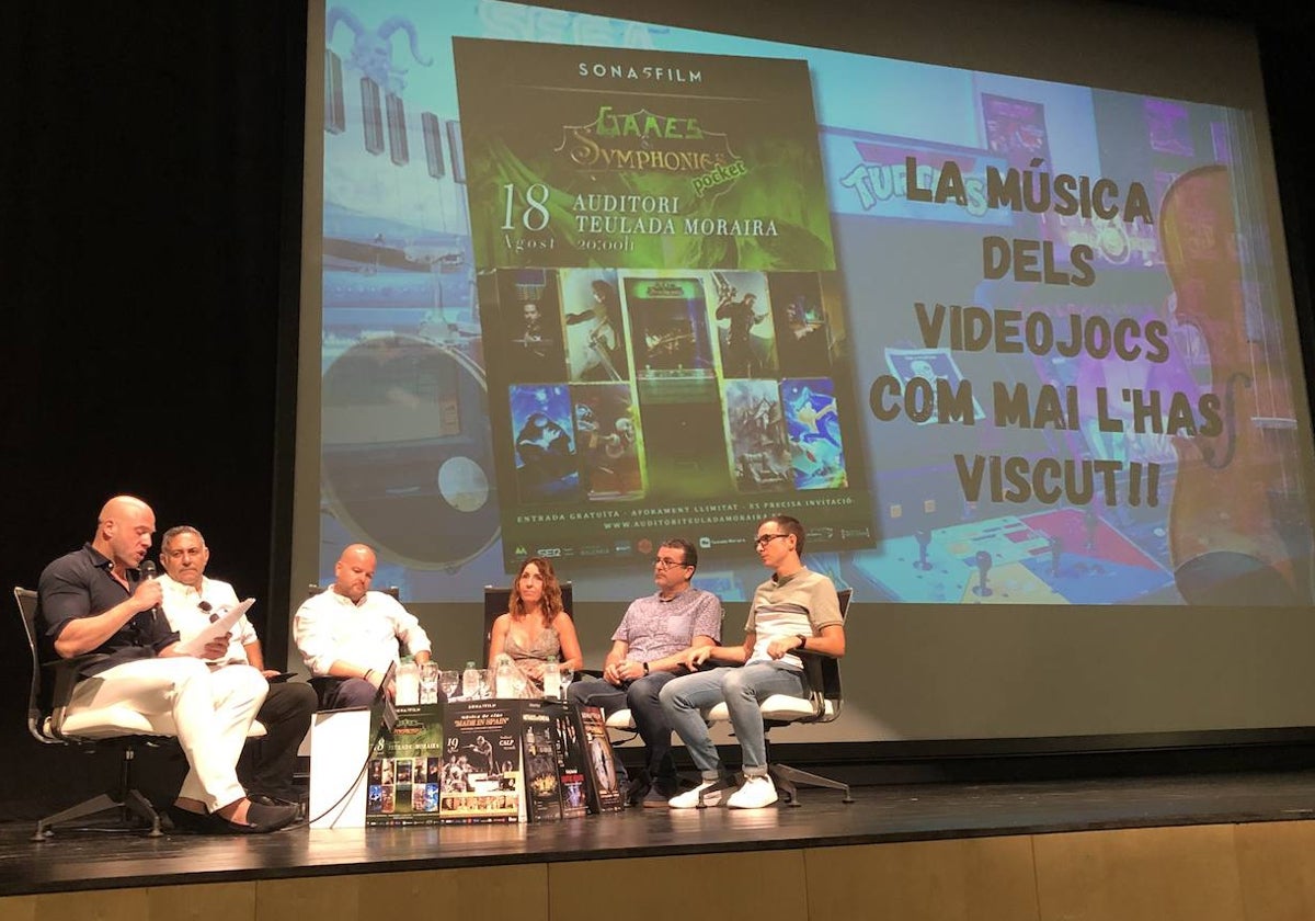 Un momento de la presentación del Sonafilm en el Auditori Teulada Moraira.