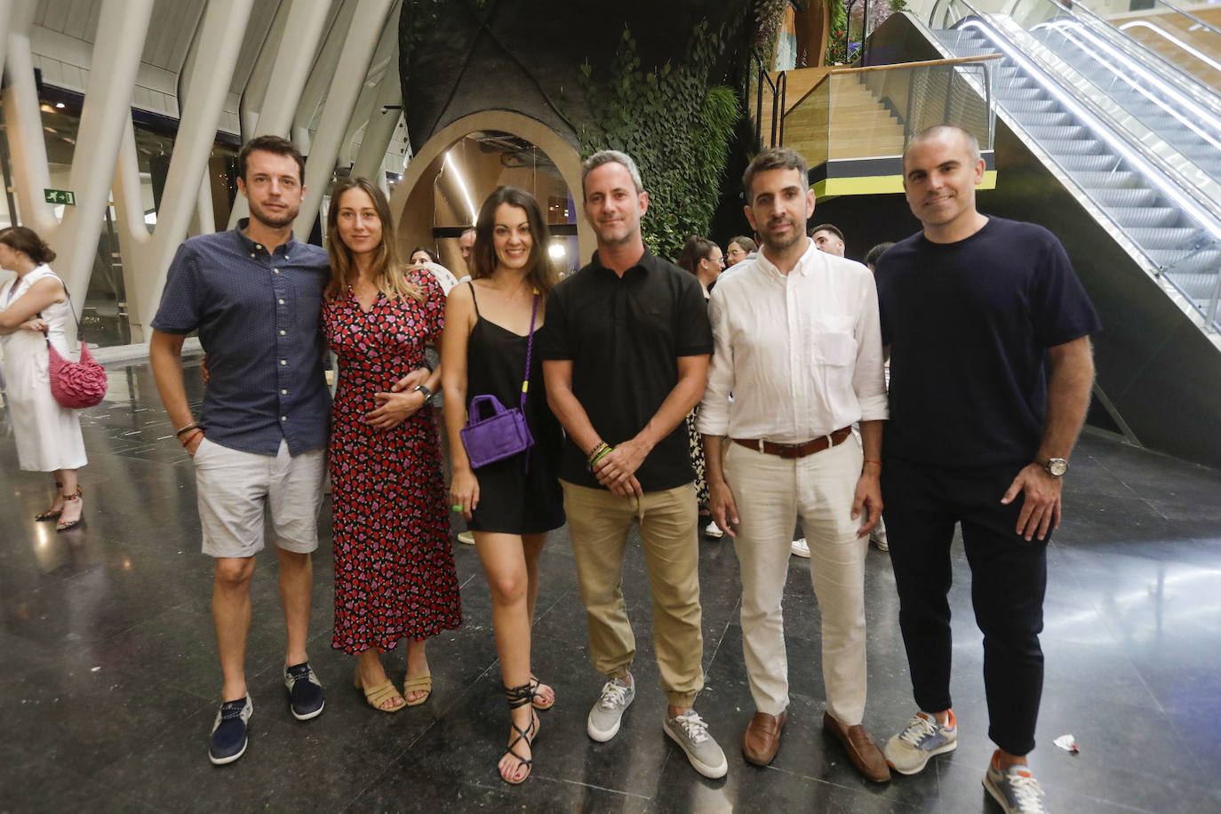 Ximo García-Petit, Cristina Saura, María José Bustamante, Carlos Pla, Jorge Rodríguez y Dani Calatayud.