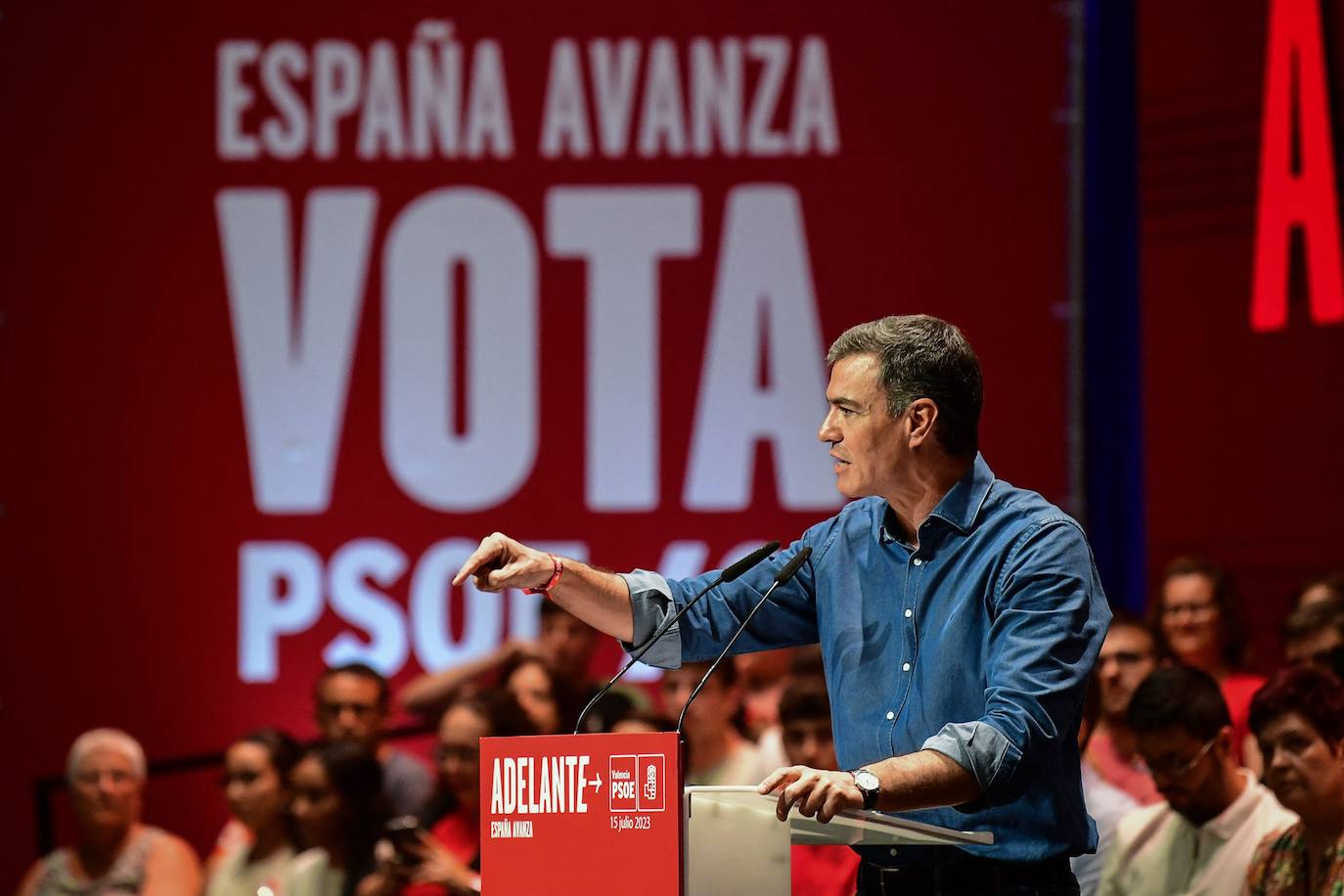 Así ha sido el mitin de Pedro Sánchez en Valencia con motivo de la campaña electoral