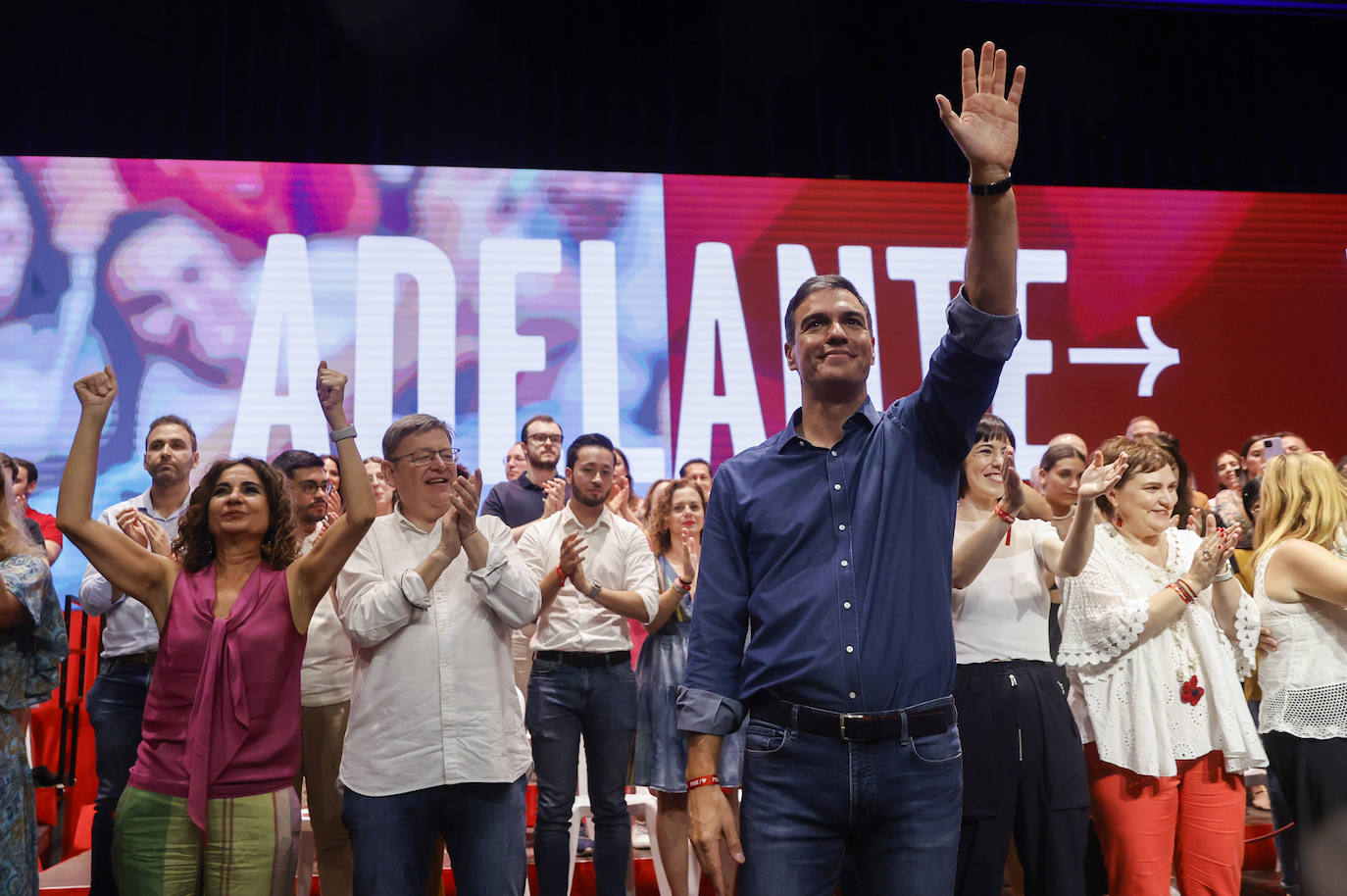 Así ha sido el mitin de Pedro Sánchez en Valencia con motivo de la campaña electoral