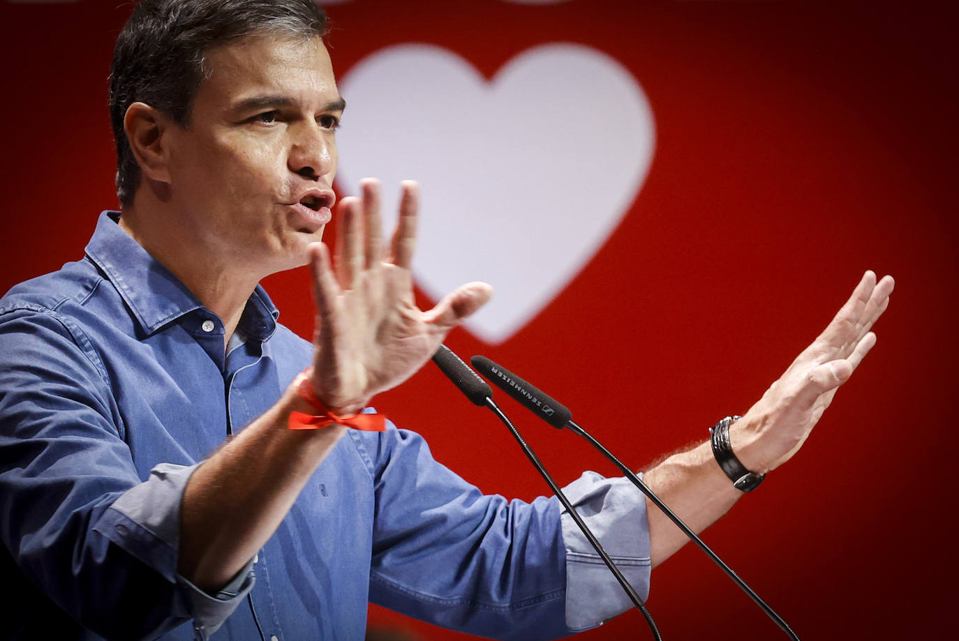 Así ha sido el mitin de Pedro Sánchez en Valencia con motivo de la campaña electoral