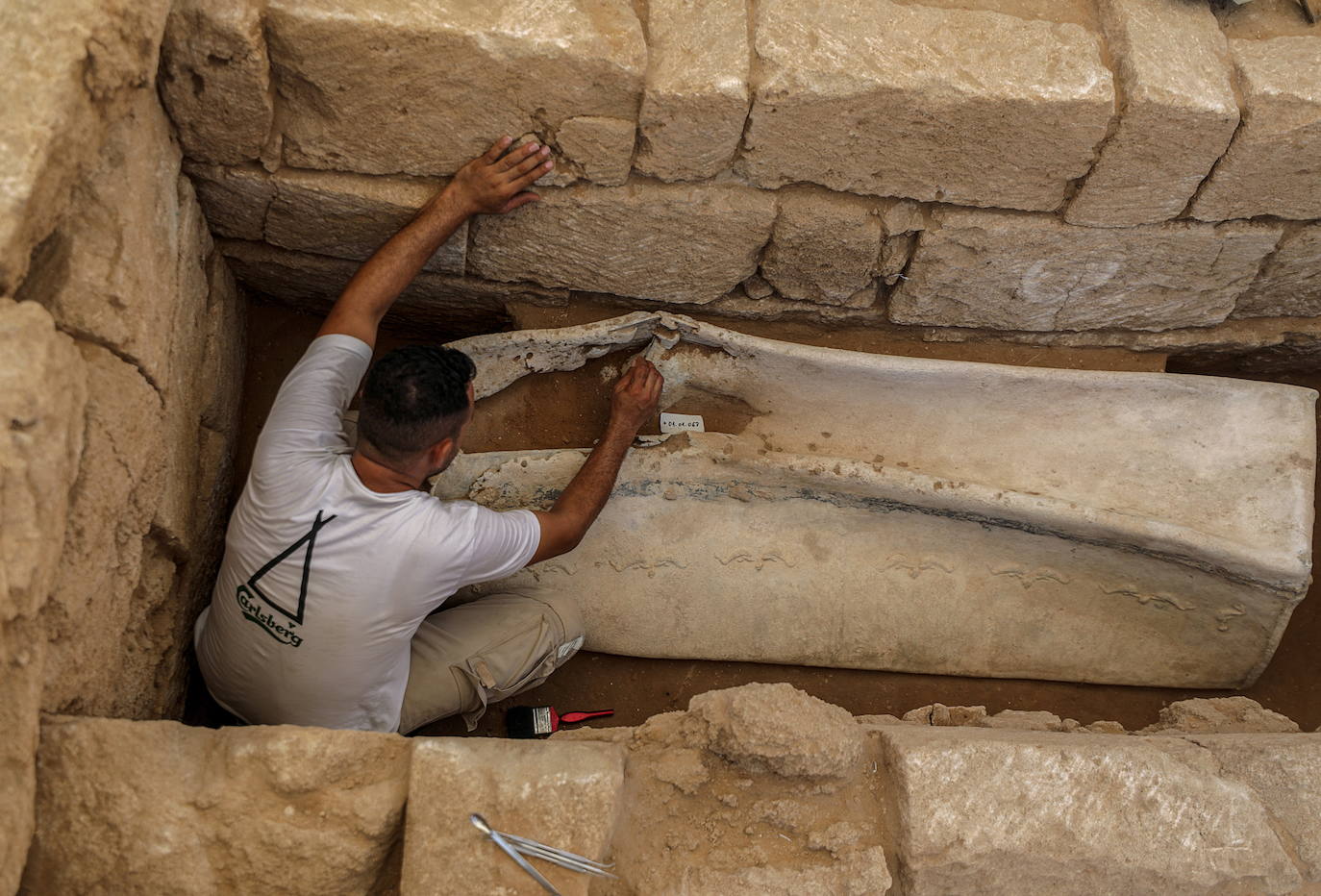 Nuevos hallazgos en la necrópolis romana de Gaza