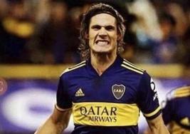 Fotomontaje realizado por el hermano de Cavani.