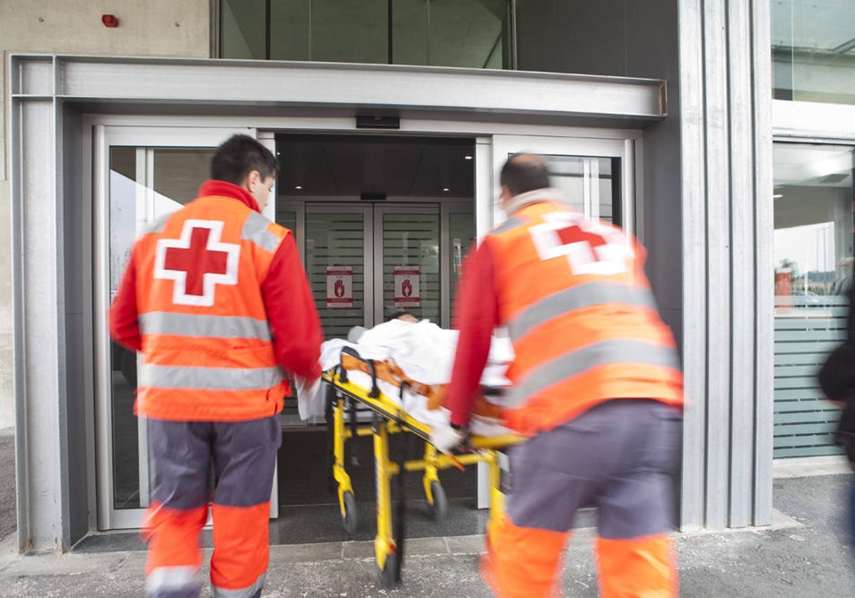 La entrada de Urgencias del Hospital de Dénia.