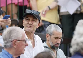 El actor y expolítico Toni Cantó, en la plaza de toros de Valencia.