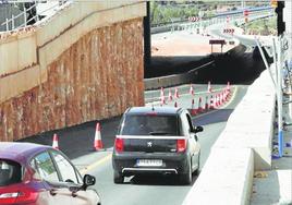 Obras en la carretera N-220.