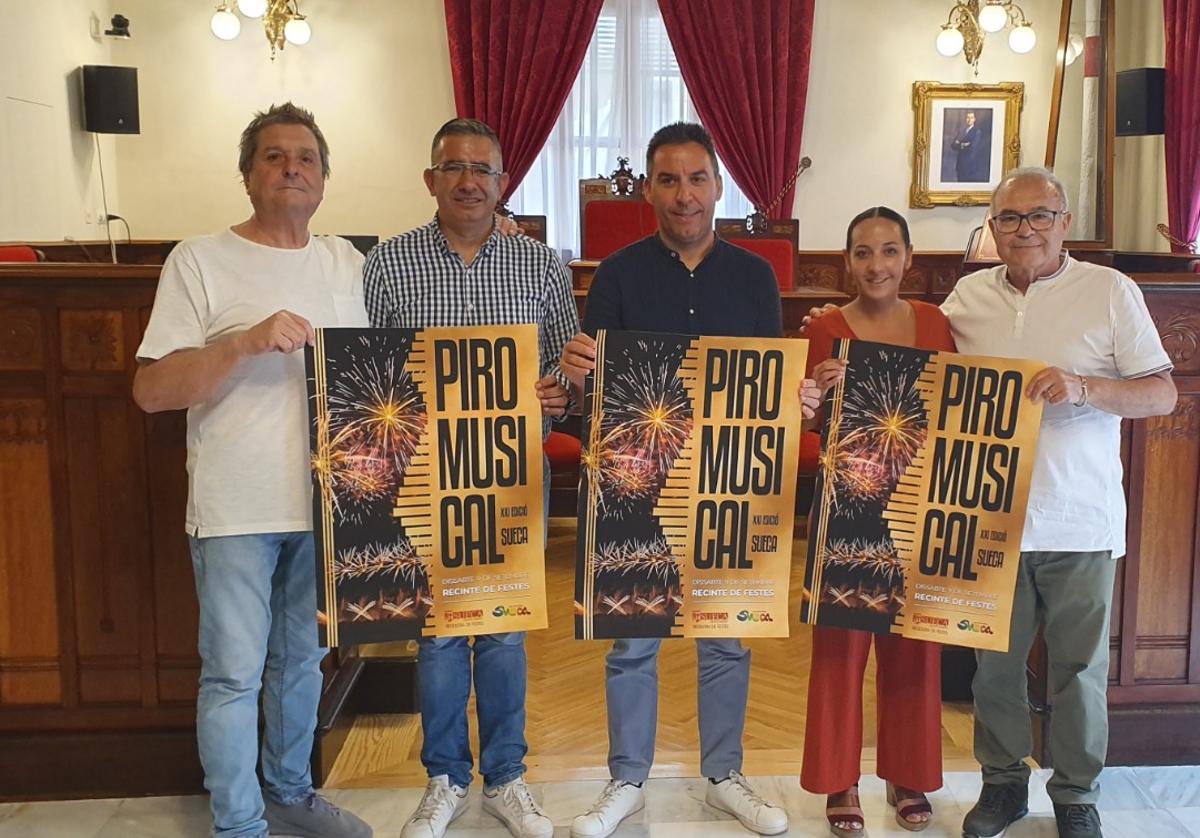 Presentación del Piromusical de Sueca.