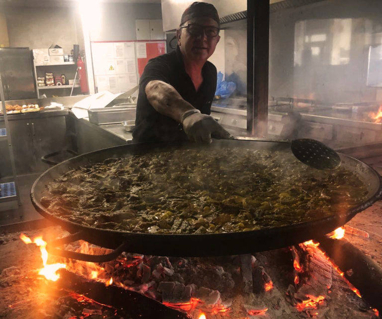 Cocina del área de servicio Mauros