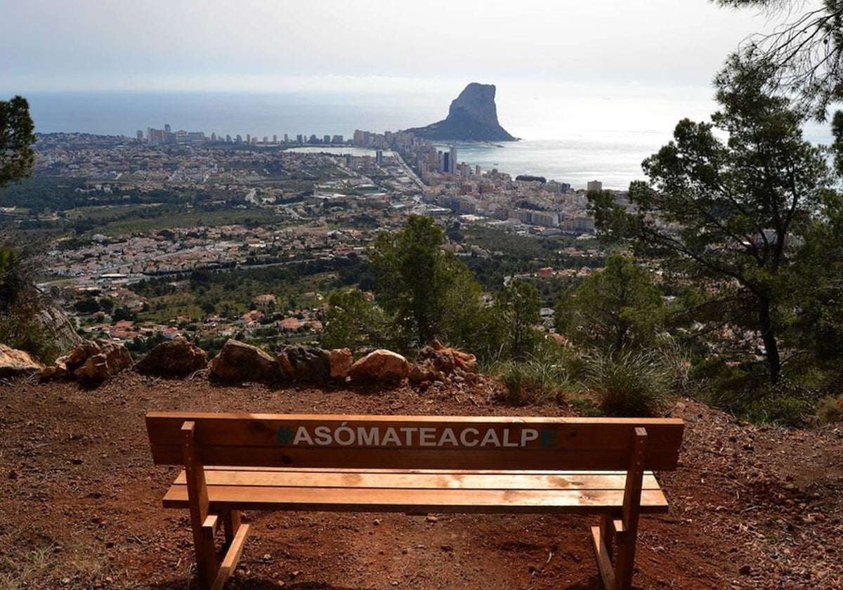 Vista panorámica de Calp.