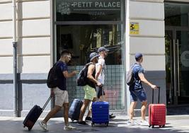 Turistas en la ciudad de Valencia.