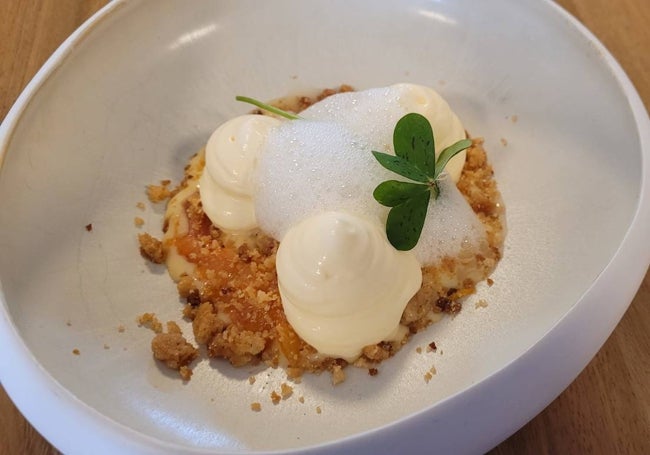 Postre de cítricos de Carcaixent, Restaurante Origen.