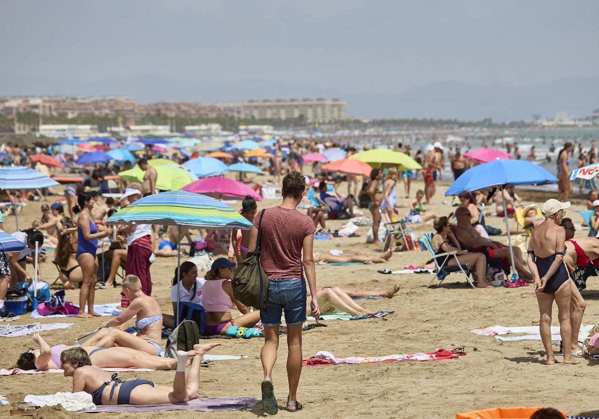 Playa de la Malvarrosa.