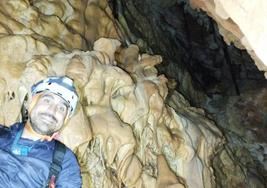 Juan Calvo, uno de los espeleólogos valencianos rescatado en la cavidad cántabra el lunes de madrugada.