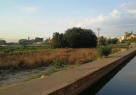 Zona de construcción del Anillo Verde Metropolitano.