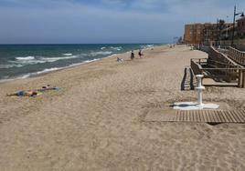 Playa del Perelló, en una imagen ofrecida por el Consistorio.