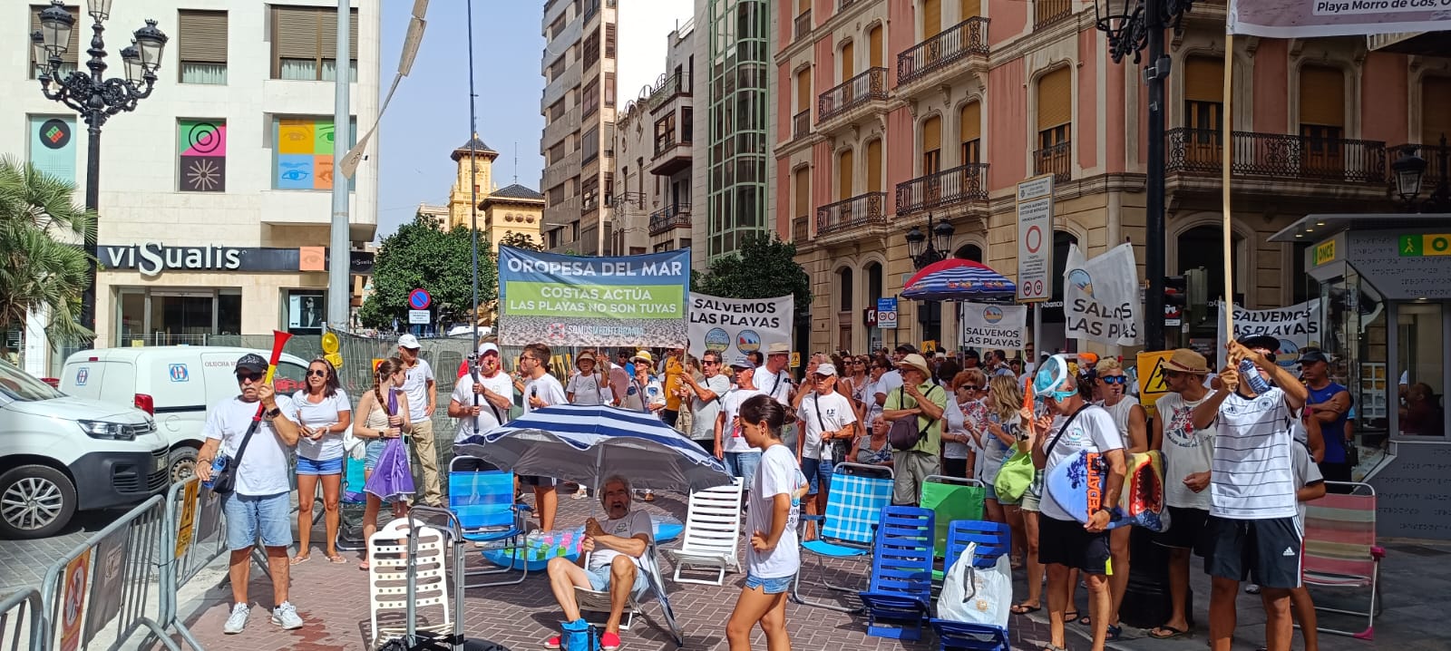 Protesta en Castellón.