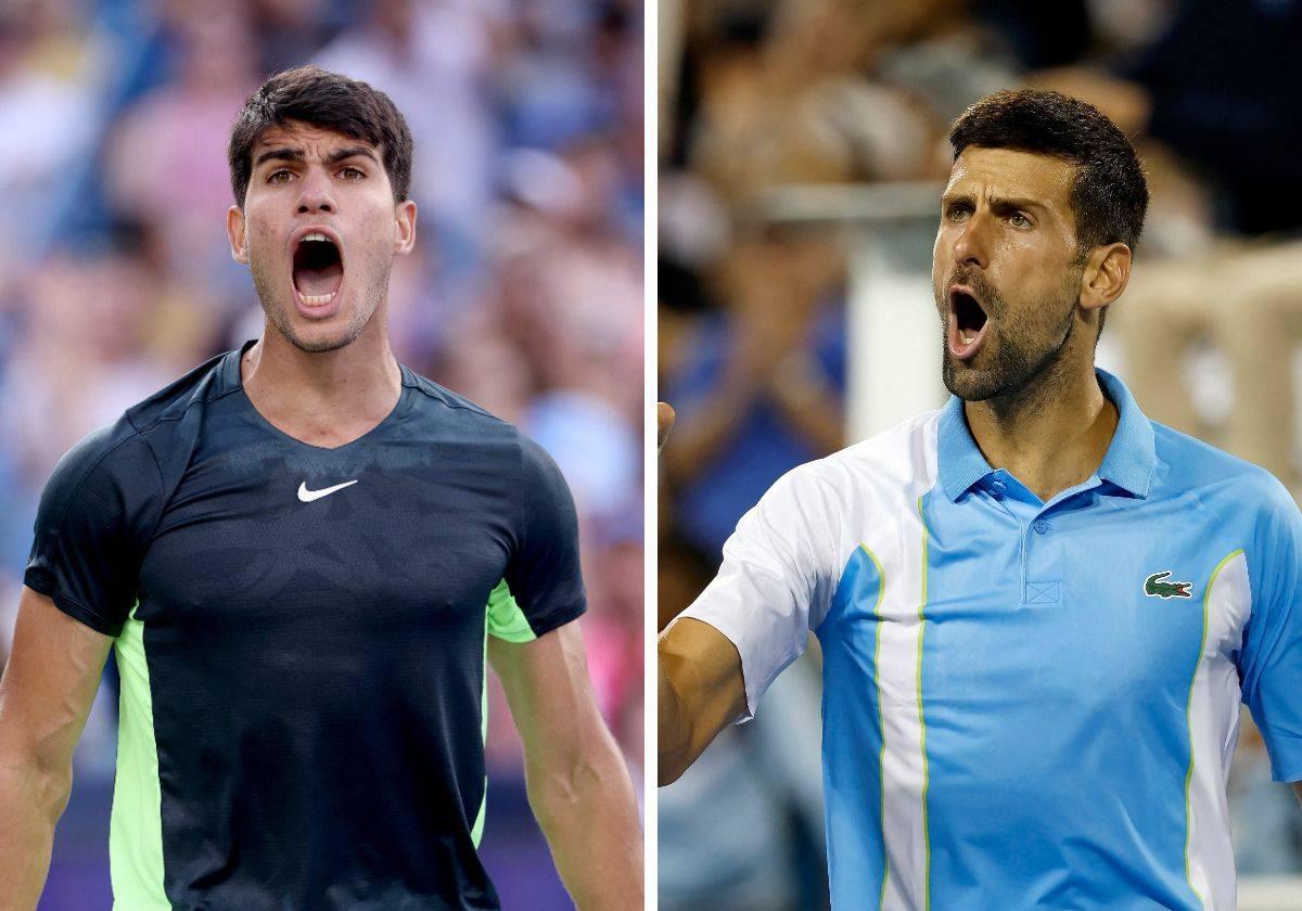 Alcaraz y Djokovic vuelven a enfrentarse tras la final de Wimbledon del pasado mes