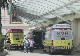 Entrada de Urgencias en el Hospital General de Valencia.