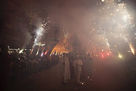 Procesión del fuego en Benifaió.
