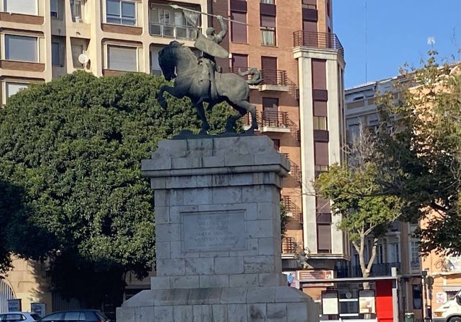 Escultura de El Cid.