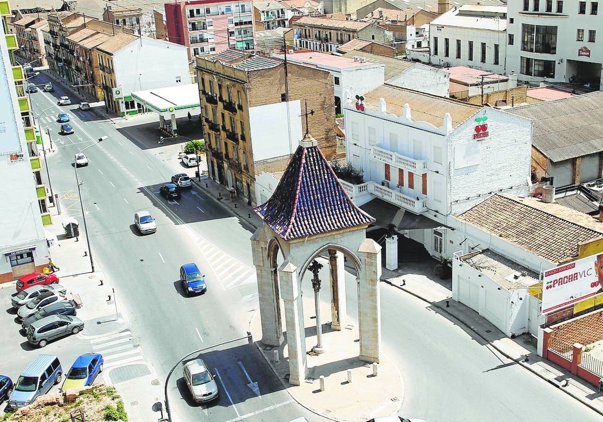 Zona de la Cruz Cubierta donde ocurrió la pelea en una imagen de archivo.