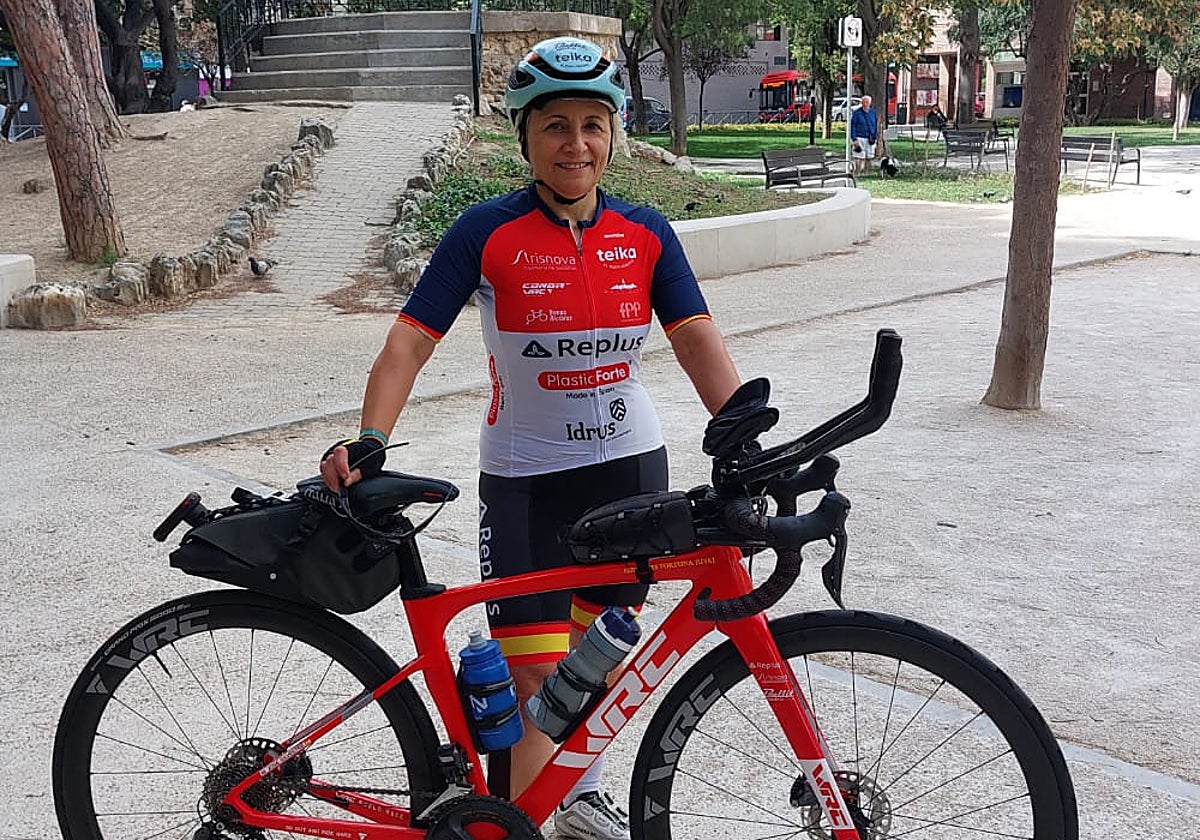 La ciclista María José Pérez.