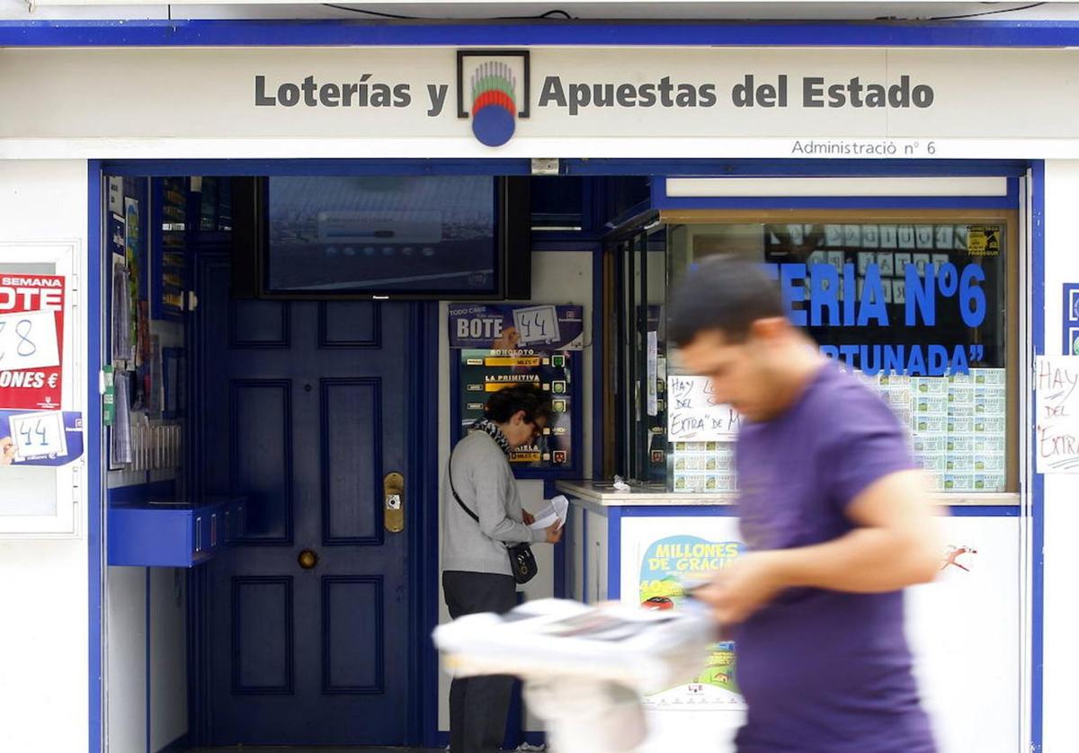 Una administración de lotería.