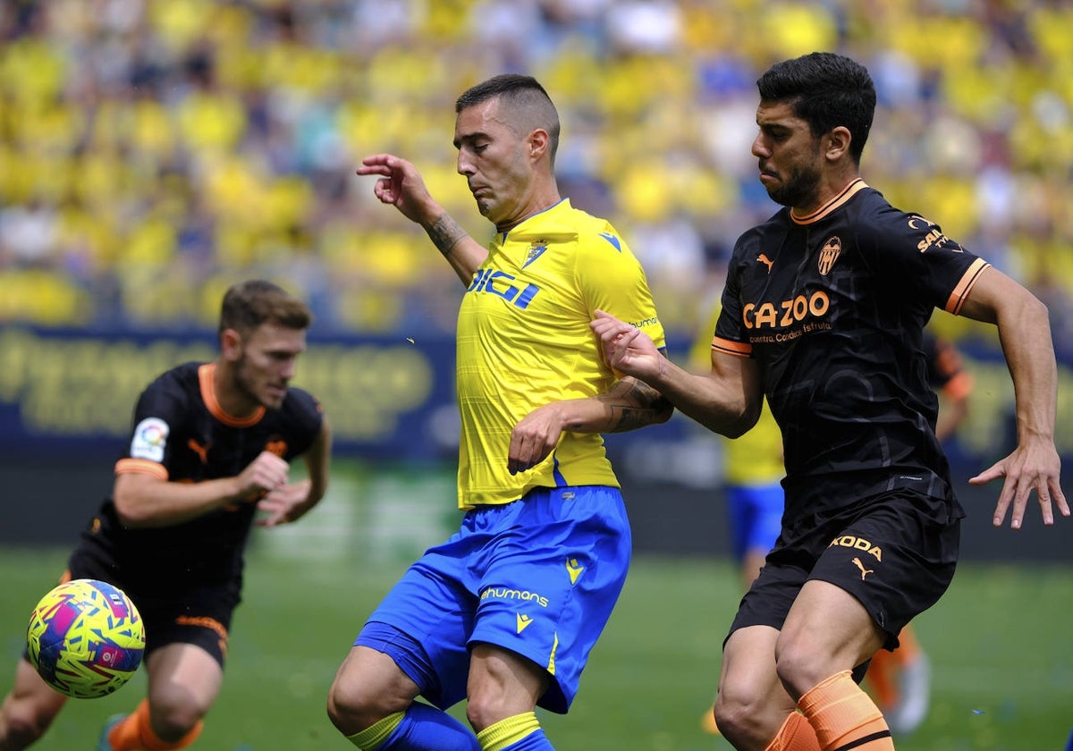 Ozcakar, en un partido de la temporada pasada ante el Cádiz.