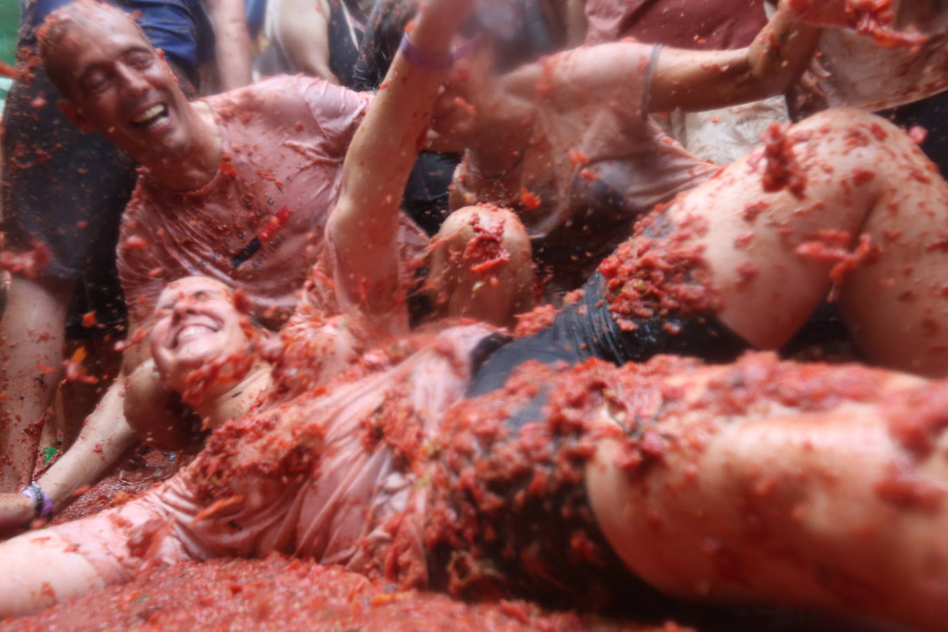 La Tomatina de Buñol 2023 en imágenes