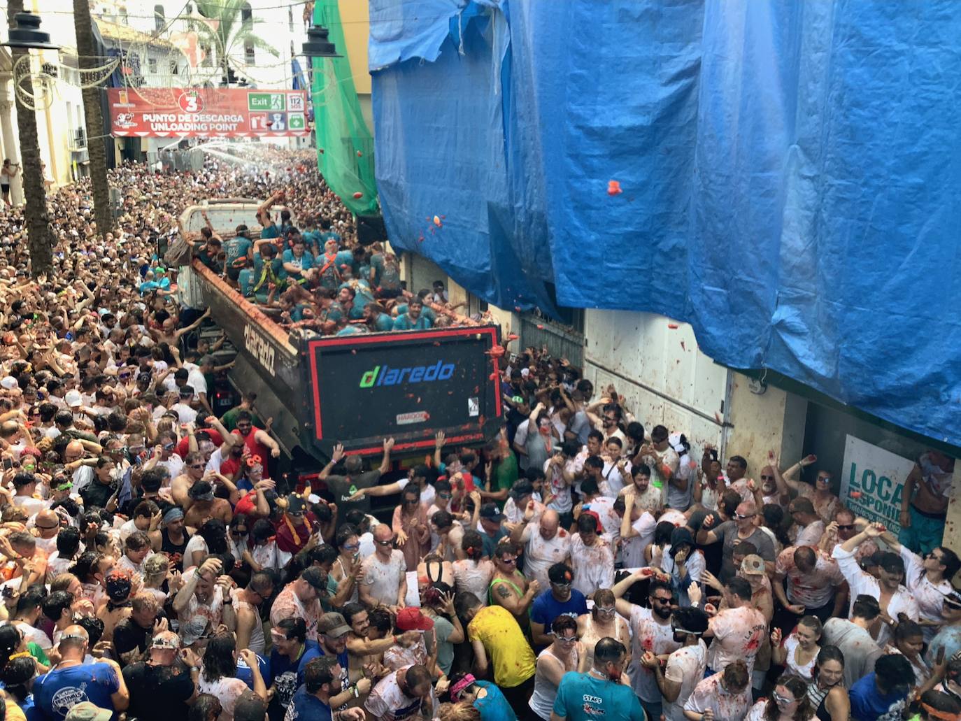 La Tomatina de Buñol 2023 en imágenes