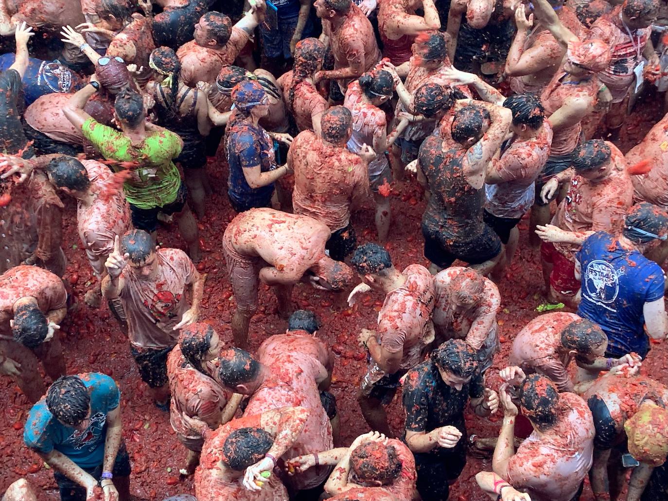 La Tomatina de Buñol 2023 en imágenes