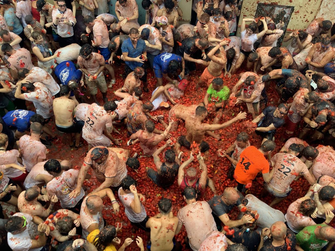 La Tomatina de Buñol 2023 en imágenes