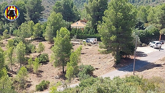 Albaida y Benissoda blindan contra el fuego la urbanización Vall de la Salut