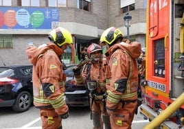 Efectivos de bomberos en una imagen de archivo.