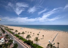 Imagen de archivo de la playa de Gandía.