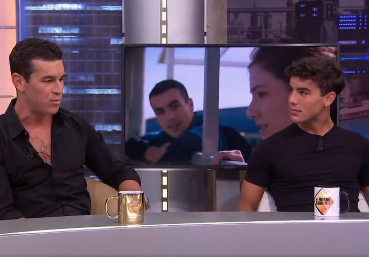 Mario Casas y Óscar Casas en 'El Hormiguero'.