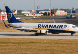 Un avión de Ryanair en una imagen de archivo.